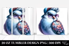 Vibrant Baby Dove Model|20 oz Tumbler Product Image 1
