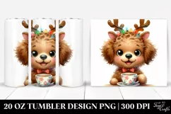 Colorful Baby Bulldog PNG Product Image 1
