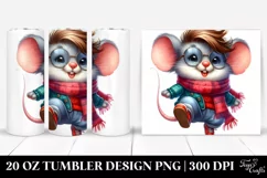Vibrant Baby Mouse Winter|20 oz Tumbler Product Image 1