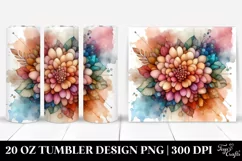 Pastel Wooden Marigold | 20 oz Tumbler Product Image 1