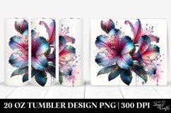 20 Oz Tumbler Sublimation | Glossy Azalea with Metallic Product Image 1
