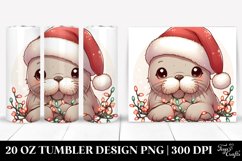 Cute Baby Walrus in Lights Clipart Product Image 1