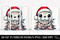 Cute Baby Walrus in Lights Clipart Product Image 1