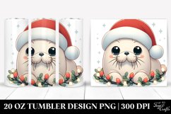 Cute Baby Walrus in Lights Clipart Product Image 1