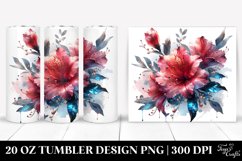 20 Oz Tumbler Sublimation | Glossy Azalea with Metallic Product Image 1