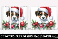 Cute Dog Peeking Over Table 20 Oz Tumbler Product Image 1