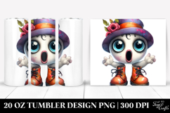 Funny Haunted Doll, Colorful 20 Oz Tumbler Product Image 1