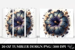 Detail Petunia Glossy | 20 Oz Tumbler Product Image 1