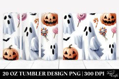 Simple Ghost Clipart 20 Oz Tumbler Product Image 1