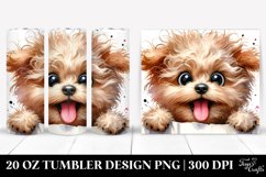 Cute Crazy Bichpoo Smiling | 20 Oz Tumbler Product Image 1