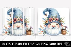 Excited Gnome Watercolor Tumbler Product Image 1