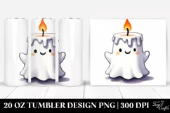Simple Funny Candle Clipart 20 Oz Tumbler Product Image 1
