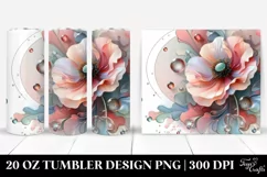 Shiny Poppy Art | 20 oz Tumbler Product Image 1