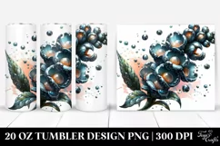 20 Oz Tumbler Sublimation | Glossy Snapdragon with Metallic Product Image 1