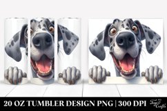 Cute Crazy Great Dane Smiling | 20 Oz Tumbler Product Image 1