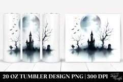 Simple Halloween Scene | 20 oz Tumbler Product Image 1