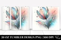 Shiny Tulip Clipart, Transparent 20 Oz Tumbler Product Image 1