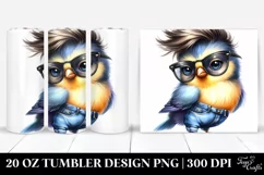 Cute Baby Bird Posing | 20 oz Tumbler Product Image 1
