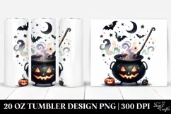 Simple Funny Cauldron Clipart 20 Oz Tumbler Product Image 1