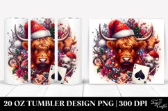 Christmas PNG 20 Oz Tumbler Design Product Image 1