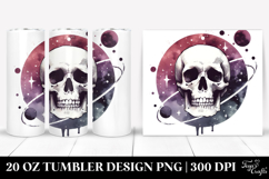 Washed Skull Image, Digital Painting Product Image 1