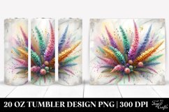 20 Oz Tumbler Sublimation | Colorful Heather on Marble Product Image 1