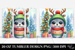 Expressive Baby Seal Winter PNG Product Image 1