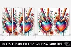 Love 20 Oz Tumbler Png Product Image 1
