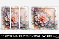 Pastel Carnation Art | 20 oz Tumbler Product Image 1