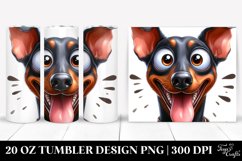 Crazy Doberman Pinscher Tumbler Product Image 1