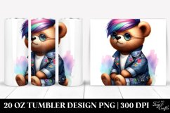 Vibrant Baby Bear Sitting 20 Oz Tumbler Product Image 1