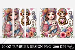 Spring 20 Oz Tumbler Png Product Image 1