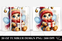 Cute Baby Bee with Gift Box | 20 oz Tumbler Product Image 1