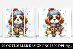 Cute Cavalier King Charles Spaniel | 20 oz Tumbler Product Image 1