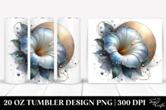 Shiny Morning Glory Tumbler Product Image 1