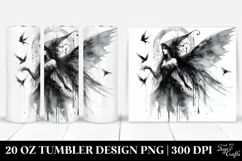 Washed Gothic Fairy | 20 oz Tumbler Product Image 1