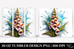 Wooden Foxglove Tumbler Product Image 1