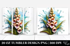 Wooden Foxglove Tumbler Product Image 1