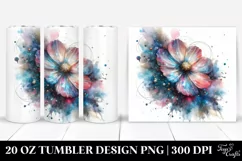 Detailed Shiny Cosmos Tumbler Design Product Image 1