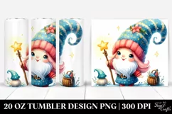 Colorful Cute Gnome | 20 oz Tumbler Product Image 1
