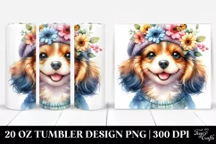 Colorful Cute Dog | 20 oz Tumbler Product Image 1