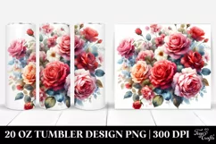Colorfull Red Roses | 20 oz Tumbler Product Image 1
