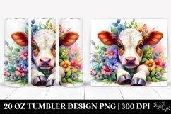 Playing Baby Cow Hide and Seek. 20 Oz Tumbler Design Product Image 1