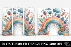 Colorful Whimsical Rainbow | 20 Oz Tumbler Product Image 1