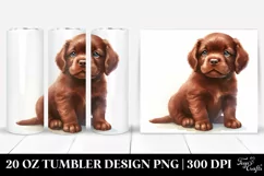 Enthusiastic Chesapeake Bay Retriever Tumbler Product Image 1