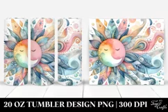 Colorful Whimsical Sun | 20 Oz Tumbler Product Image 1