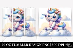 Cute Baby Unicorn Yoga Instructor | 20 Oz Tumbler Product Image 1