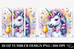 Whimsical Baby Unicorn Speakeasy. 20 Oz Tumbler Design Product Image 1