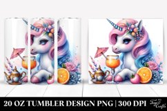 Whimsical Baby Unicorn Speakeasy. 20 Oz Tumbler Design Product Image 1