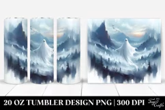 Very Simple White Digital Painting Tumbler Product Image 1